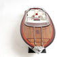 11" Black and White Solid Wood Hand Painted Riva Rivarama Luxury Yacht Exclusive Edition Model Boat
