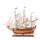 30" Wood Brown Solid Wood Hand Painted HMS Bounty 1787 Model Boat