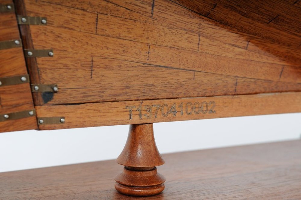 30" Wood Brown Solid Wood Hand Painted HMS Bounty 1787 Model Boat