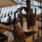 30" Wood Brown Solid Wood Hand Painted HMS Bounty 1787 Model Boat