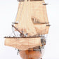 30" Wood Brown Solid Wood Hand Painted HMS Bounty 1787 Model Boat