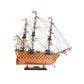 18" Wood Brown HMS Victory Hand Painted Decorative Boat