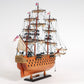18" Wood Brown HMS Victory Hand Painted Decorative Boat