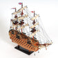 18" Wood Brown HMS Victory Hand Painted Decorative Boat