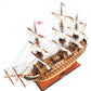 32" Wood Brown Solid Wood Hand Painted HMS Victory Copper Bottom Model Boat