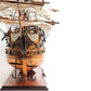 32" Wood Brown Solid Wood Hand Painted HMS Victory Copper Bottom Model Boat