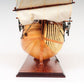 34" Wood Brown Solid Wood Hand Painted HMS Endeavour 1768 Open Hull Model Boat