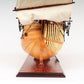 34" Wood Brown Solid Wood Hand Painted HMS Endeavour 1768 Open Hull Model Boat