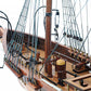 24" Wood Brown Solid Wood Hand Painted 1862 CSS Alabama Model Boat