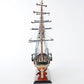 24" Wood Brown Solid Wood Hand Painted 1862 CSS Alabama Model Boat