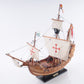 26" Wood Brown Hand Painted Sculpture