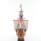 26" Wood Brown Hand Painted Sculpture