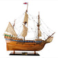 30" Wood Brown Mayflower Boat Hand Painted Decorative Boat