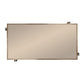 43" Champagne Mirrored And Metal Rectangular Mirrored Coffee Table