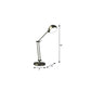 Shiny Satin Brass LED Adjustable Desk Lamp