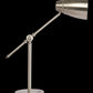 Brushed Silver LED Adjustable Desk Lamp