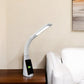 Contemporary White Sanitizing and Charging LED Desk Lamp