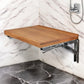 30" Brown Premium Wall Mount Teak Shower Bench