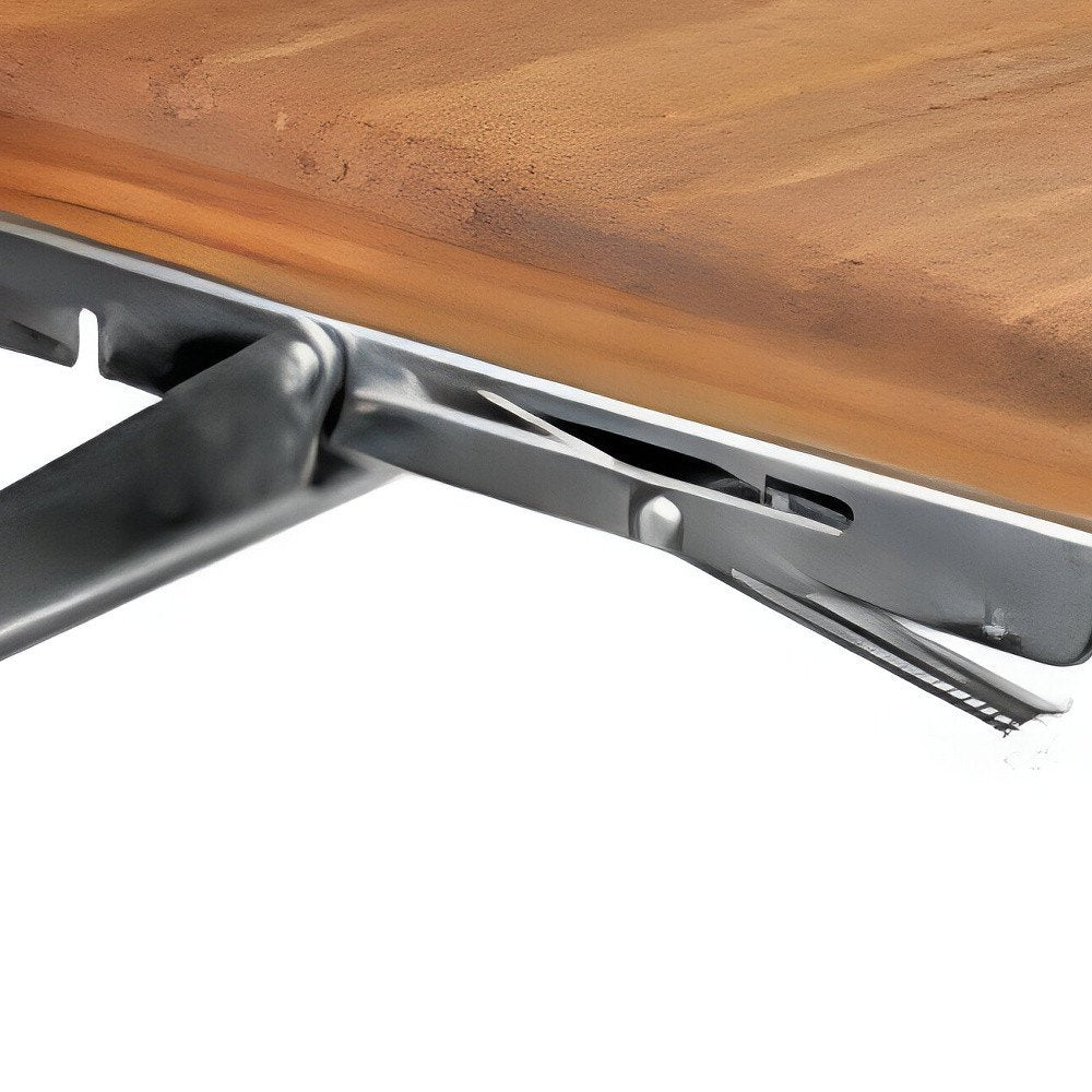 30" Brown Premium Wall Mount Teak Shower Bench