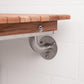 28" Brown Premium Wall Mount Teak Shower Bench