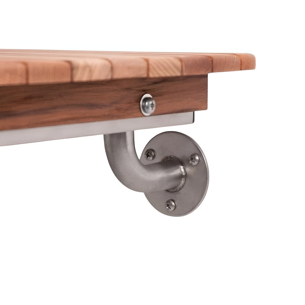 36" Premium Wall Mount Teak Shower Bench