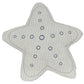 Set of Two 12" White Starfish Coastal Throw Pillows