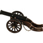3" Brown and Black Metal Louis XIV Cannon Hand Painted Sculpture