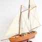 28" Wood Brown America 1851 Yacht Hand Painted Sculpture