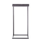 25" Silver And Gray Expandable Rectangular End Table