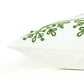 20" Green And White Christmas Cotton Throw Pillow