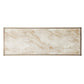 44" Champagne and Gold Faux Marble Frame Console Table