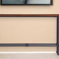 56" Espresso and Black Console Table