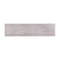 48" Champagne and Gold Faux Stone Floor Shelf Console Table With Storage
