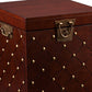 24" Brown Manufactured Wood Square End Table