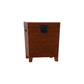 24" Brown Solid Wood Square End Table