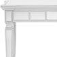 24" Silver Glass Square End Table