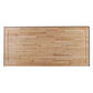 Brown and Natural 48" Kitchen Island With Storage