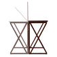 46" Brown Solid Wood A Frame Console Table