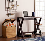 46" Brown Solid Wood A Frame Console Table