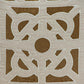 18" Gold And Ivory Geometric Velvet Throw Pillow