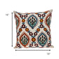 18" MULTICOLOR Cotton Blend Throw Pillow