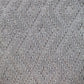 Jacquard Diamond Pattern Decorative Gray Throw Pillow