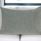 Shimmering Silver Beaded Luxury Throw Pillow