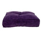 Corduroy Styled Purple Tufted Floor Pillow