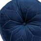 20" X 20" Navy Blue Round Throw Pillow