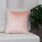 18" Pink Cotton Blend Throw Pillow