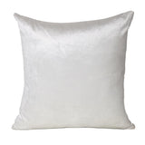 Classic 20" Solid Color White Soft Touch Throw Pillow