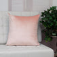 20" Pink Cotton Blend Throw Pillow