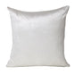 22" White Cotton Blend Throw Pillow