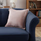 Premier 24" Soft Touch Metallic Pink Solid Color Accent Pillow